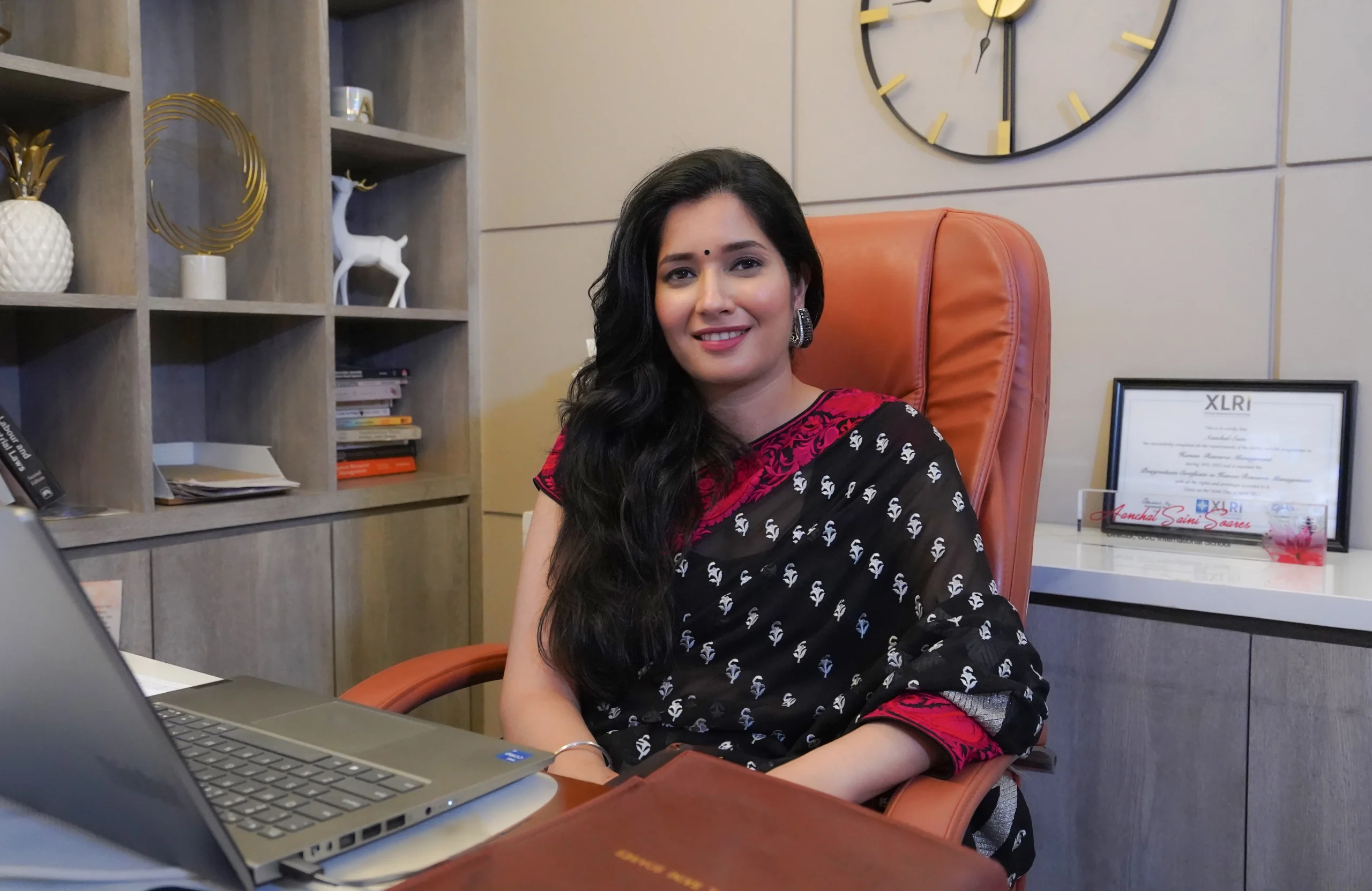 director_maam_aanchal_saini-soares_desk-scaled